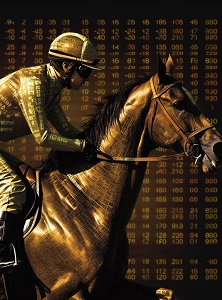 Digital horse and jockey